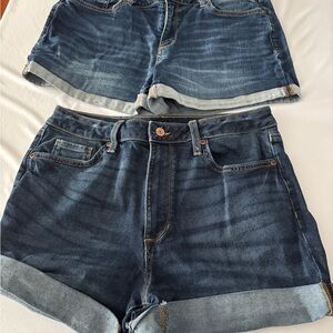 Sonoma Dark Blue Denim Jean Shorts and ANA Jean shorts bundle